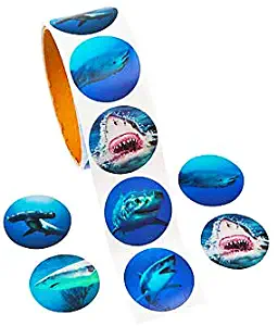 Shark Photo Realistic ROLL Sticker - Stationery - 1 Piece