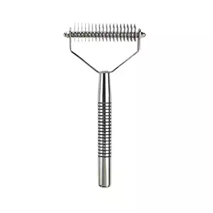 Oster Dog Rake and Shedding Brush, 18-Tooth Coarse, Wide (078928-300-000)