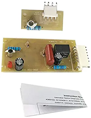 4389102 Ice Maker Control Board Fits for Whirlpool 4389102 W10757851 ADC9102 AP5956767 2198586 W10193840 PS557945 AP3137510 2220398 Emitter Sensor