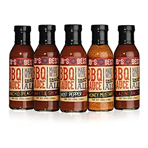 JB's Best All Natural Beer-Infused BBQ Sauce - Ghost Pepper (14 ounce)