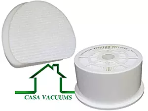 Casa Vacuums Replacement for Shark Rotator Professional with XL Reach NV400 NV401 NV402 HEPA Exhaust Filter, 1 Foam & 1 Felt Filter, Part # XFH400 & XFF400