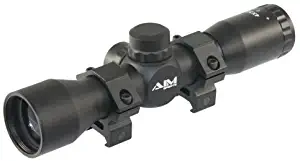 AIM Sports 4X32 Compact Mil-Dot Scope with Rings