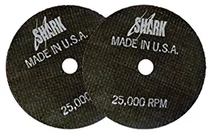 Shark Welding 20 Shark Cut-Off Wheel, 2-Inch by 1/16 -Inch by 1/4-Inch, 10-Pack