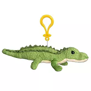 Stuffed Alligator Clip Toy Keychain By Wild Life Artist