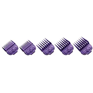 Andis Andis Nano-silver Magnetic Attachment 5-combs, Small, Sizes 1/16", 1/8", 1/4", 3/8", 1/2"