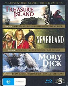 Adventure Series Triple Pack - 3-Disc Box Set ( Treasure Island / Neverland / Moby Dick ) [ Blu-Ray, Reg.A/B/C Import - Australia ]