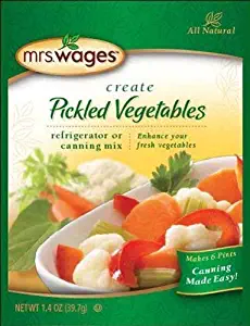 Mrs. Wages Refrigerator Pickled Vegetables Mix 1.44 Oz.