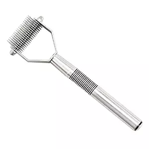 Oster Professional Pet Grooming Undercoat Rake, 18-Tooth, Medium/Fine (078928-320-000)