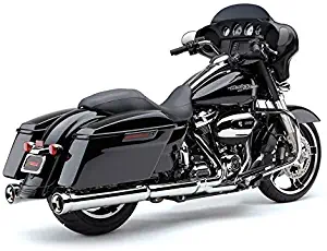 Cobra Neighbor Haters Chrome 4.5" Mufflers Exhaust Slip Ons for Harley FL 2017-186109