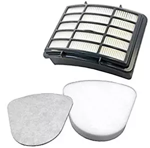 Techypro Shark Navigator Lift Away Filter Nv350 Sets, Fits Nv351, Nv352, Nv355, Nv356, Nv357, 1 Pre-Filter Foam & Felt and 1 Hepa Filter for Shark Part # Xff350 & # Xhf350