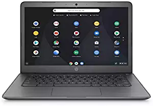 HP Newest 14inch Lightweight Chromebook-Intel Celeron N3350 Up to 2.4GHz Processor, 4GB LPDDR4 Memory, 32GB SSD, Intel HD Graphics, WiFi, B&O Play Audio, Chrome OS (Renewed)