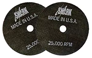 Shark Welding 25-20 Shark Cut-Off Wheel 3-Inch by 1/16-Inch by 3/8-Inch, 54-Grit, 20-Pack