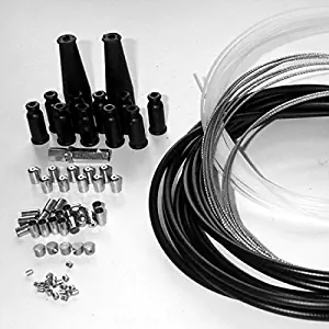 Venhill VWK003-BK Universal Motorcycle Shop Multi Throttle Cable Kit