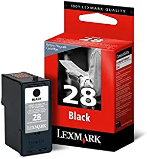 Lexmark 28 Ink Cartridge (18C1428) - OEM, Black