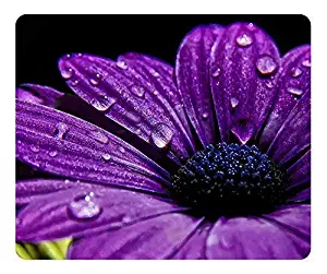 Mouse Pad Purple Daisy 17176 Oblong Shaped Mouse Mat Design Natural Eco Rubber Durable Computer Desk Stationery Accessories Mouse Pads For Gift