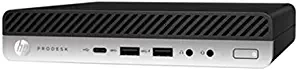 HP Business Desktop ProDesk 600 G5 Desktop Computer - Core i5 i5-9500T - 16 GB RAM - 256 GB SSD - Desktop Mini - Windows 10 Pro 64-bit - Intel UHD Graphics 630 - English Keyboard - Wireless LAN - Blue