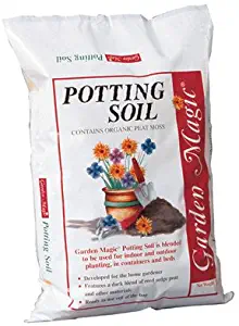 Michigan Peat 5720 Garden Magic Potting Soil, 20-Pound