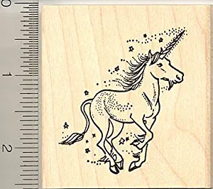 Unicorn Rubber Stamp