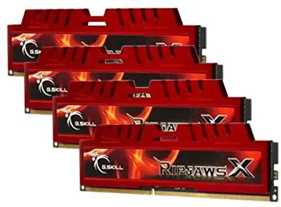 G.Skill RipjawsX Series F3-12800CL9Q-16GBXL 16GB (4 x 4GB) 240-pin DDR3 1600MHz (PC3 12800) Desktop Memory Module