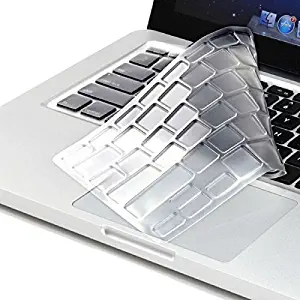 LEZE - Ultra Thin Soft Keyboard Protector Skin Cover for Acer Aspire VX 15 VX5-591G, Aspire V15 VN7-593G,Predator Helios 300,Aspire V17 VN7-793G Gaming Laptop US Layout - Clear