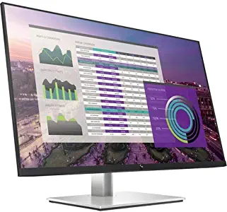 HP E324q 31.5" LCD Monitor - 2560 x 1440 QHD Display - 60 Hz Refresh Rate - Vertical Alignment (VA) - 7 ms GTG - HDMI & DisplayPort
