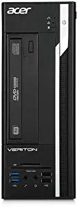 Acer VX6640G-70042 Business Desktop Computer, Intel Pentium G4400 3.30GHz, 8GB DDR4, 1TB 7200rpm HDD, DVDRW, Windows 7 Pro/10 Pro