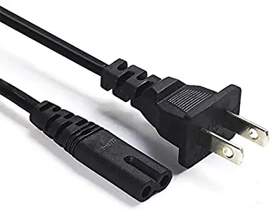 Power Cord Cable Compatible HP Officejet 4630 7510 7520 7525 6600 6700 Printer 2 Prong 6ft [UL Lised]