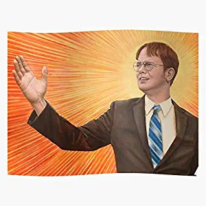 ISSICARHO Manager Dwight Regional Poster Schrute, Gift for Home Decor Wall Art Print Poster
