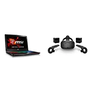 MSI VR Ready GE62VR Apache Pro-026 15.6" Powerful Gaming Laptop & HTC VIVEVirtual Reality System Bundle