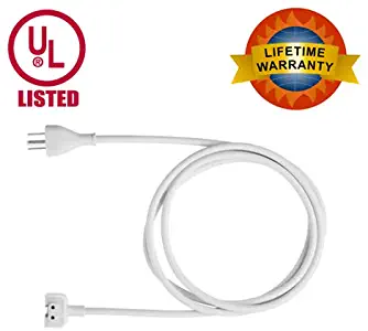 Great Power Adapter Extension Cord Wall Cord Cable, WEGWANG Cord Compatible for Apple Mac iBook MacBook Pro MacBook Power Adapters 45W, 60W, 85W MagSafe 1 or MagSafe 2 Models