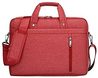 AOMAG Luxury Waterproof Nylon Durable Laptop Computer Messenger Bag Case with Convex Buffer Pad