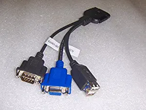 HP Local I/O Cable (Suv) 2xUSB/VGA For HP Bladesystem c-Class 409496001 409496-001 - HOT ITEM THIS MONTH!!!