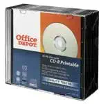 Office Dept 10 Packs of 52x, 700mb, 80 Min. Cd-r Blank Disc's, Inkjet Printable Cd-r