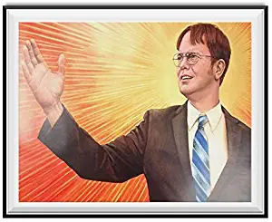 Dwight Schrute Supreme Leader Gift for Men Woman Poster Home Art Wall Posters [No Framed]
