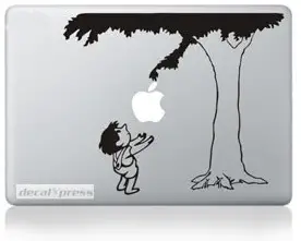 Boy and Tree - Decal Sticker for MacBook, Air, Pro All Models